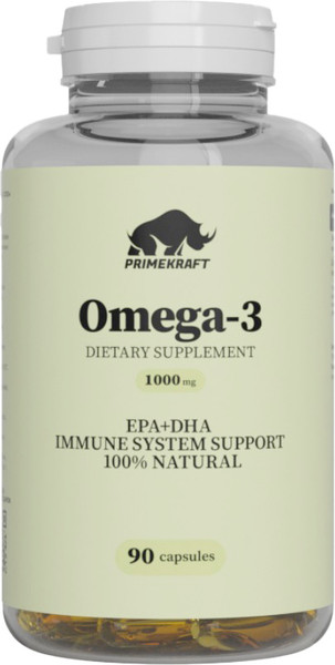 Изображение товара Жирные кислоты Prime Kraft Омега-3 1000 (90капсул)