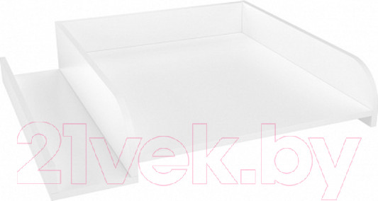 Изображение товара Рамка для пеленания Polini Kids Simple 610 с полкой / 0001847.9 (белый)