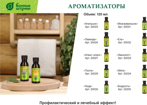 Изображение товара Ароматизатор для бани Банные Штучки Мята / 30034 (120мл)