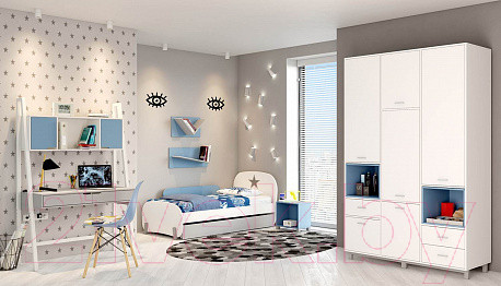 Изображение товара Ящик под кровать Polini Kids Mirum 1910 (серый)