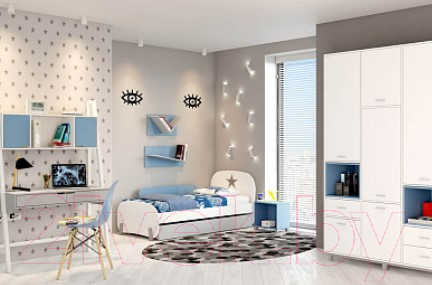 Изображение товара Ящик под кровать Polini Kids Mirum 1910 (белый)