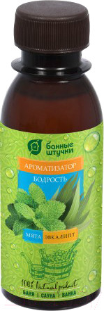 Изображение товара Ароматизатор для бани Банные Штучки Бодрость. Эвкалипт+мята / 32205 (120мл)