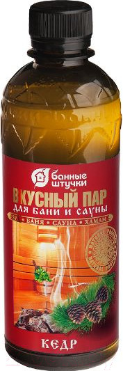 Изображение товара Ароматизатор для бани Банные Штучки Вкусный пар. Кедр / 32224 (350мл)