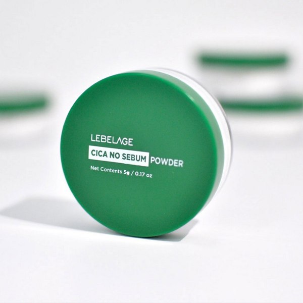 Изображение товара Пудра компактная Lebelage Cica No Sebum с центеллой азиатской (5г)