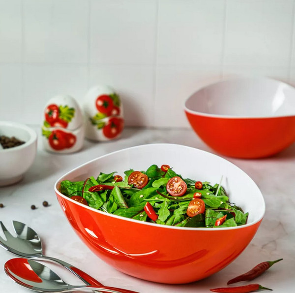 Изображение товара Набор салатников Wo Home Valencia / WO1072/1073 (2шт, красный)