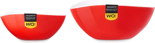 Изображение товара Набор салатников Wo Home Valencia / WO1072/1073 (2шт, красный)