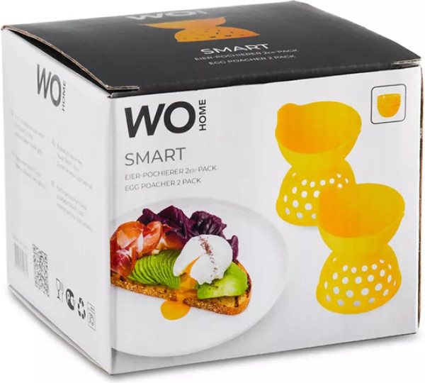 Изображение товара Форма для приготовления яиц Wo Home Smart / WO1087 (2шт, желтый)