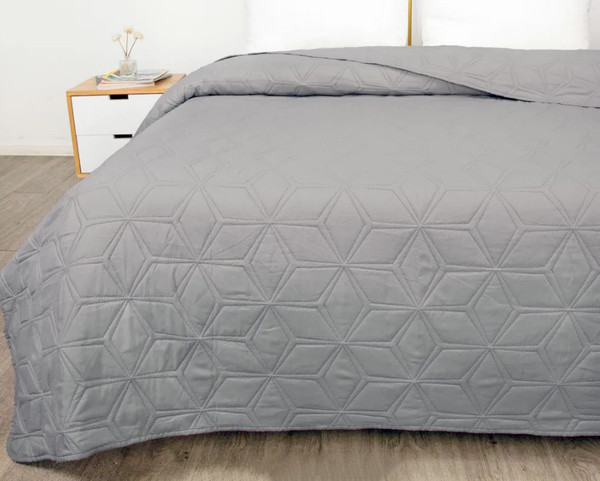 Изображение товара Покрывало MATEX Decorative Cover Flower / 63-797 (светло-серый)