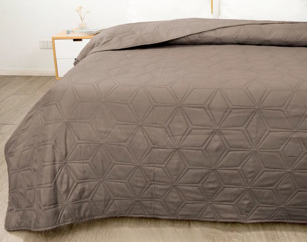 Изображение товара Покрывало MATEX Decorative Cover Flower / 63-810 (темно-коричневый)