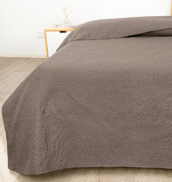 Изображение товара Покрывало MATEX Decorative Cover Leafs / 63-841 (темно-коричневый)