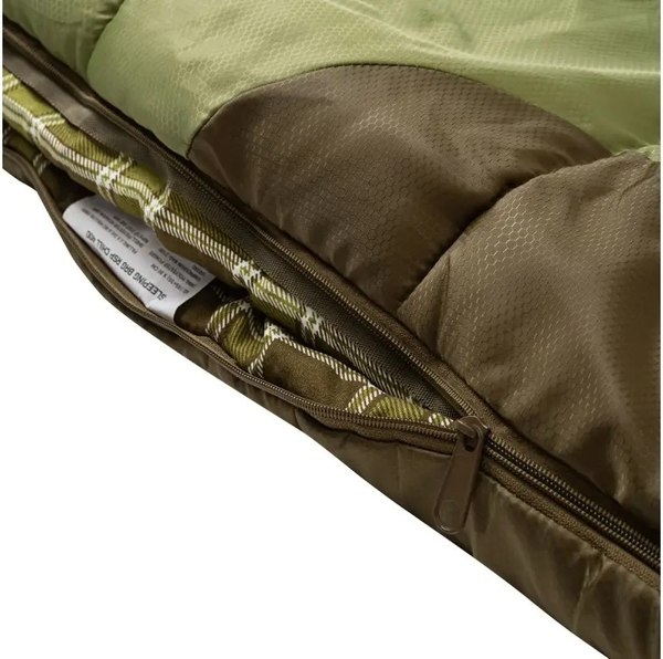 Изображение товара Спальный мешок RSP Outdoor Chill 200 Big  / SB-СH-200-BIG-GNBR-L (зеленый/коричневый)