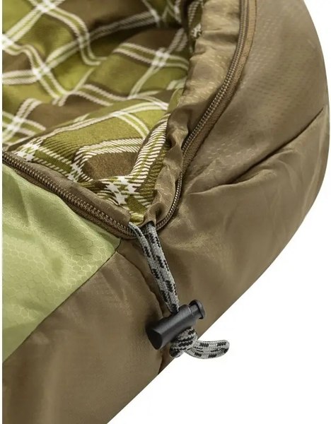 Изображение товара Спальный мешок RSP Outdoor Chill 200 Big  / SB-СH-200-BIG-GNBR-L (зеленый/коричневый)