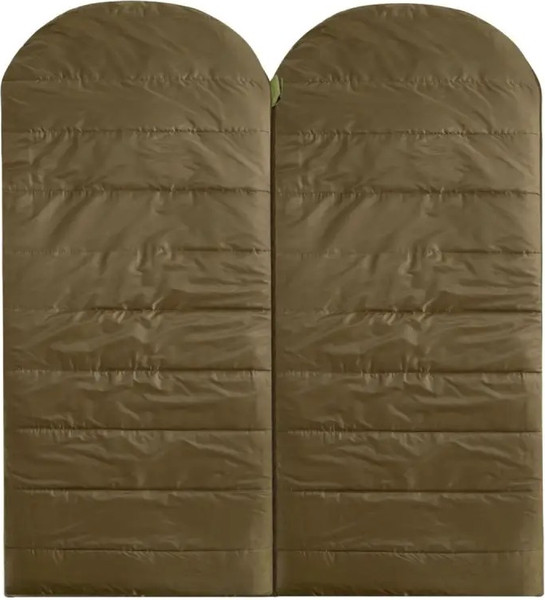 Изображение товара Спальный мешок RSP Outdoor Chill 200 Big / SB-СH-200-BIG-GNBR-R (зеленый/коричневый)