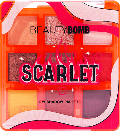 Изображение товара Палетка теней для век Beauty Bomb Scarlet