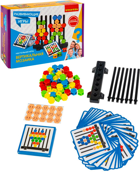 Изображение товара Развивающая игра Bondibon Вертикальная мозаика / ВВ6355