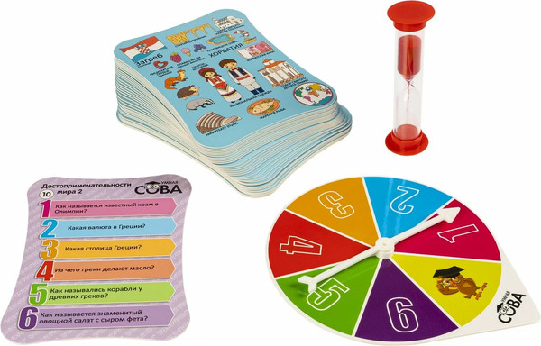 Изображение товара Настольная игра Bondibon Умная Сова Достопримечательности мира 2 / ВВ6350