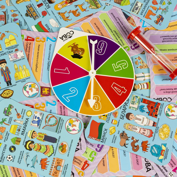 Изображение товара Настольная игра Bondibon Умная Сова Достопримечательности мира 2 / ВВ6350