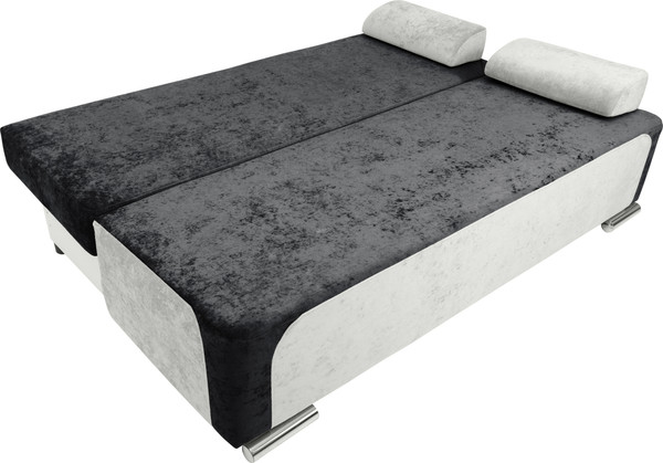 Изображение товара Диван KRONES Атлант (велюр черный/молочно-серый)