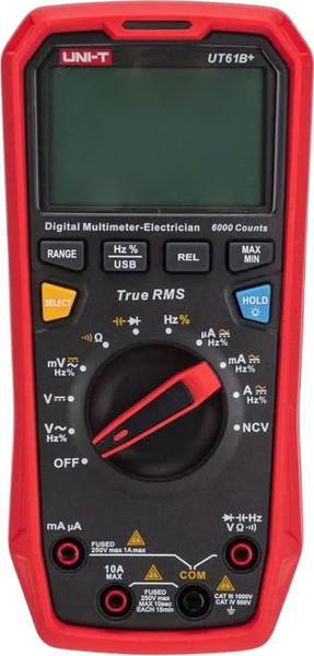 Изображение товара Мультиметр цифровой UNI-T UT61B+ / 13-0092