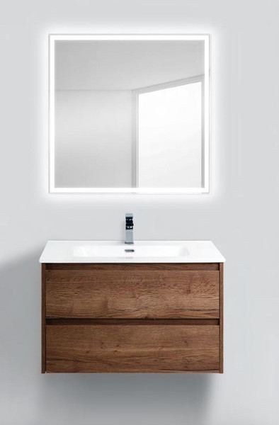 Изображение товара Тумба с умывальником BelBagno Kraft-800-2C-SO-RT + LOV-800-LVB