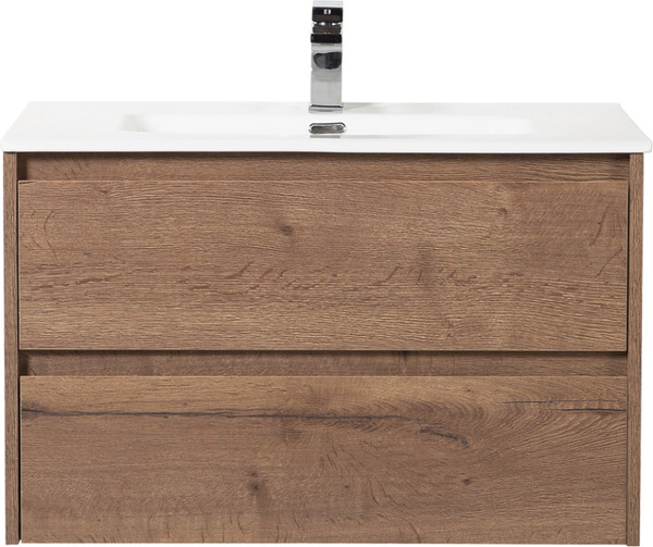 Изображение товара Тумба с умывальником BelBagno Kraft-800-2C-SO-RT + LOV-800-LVB