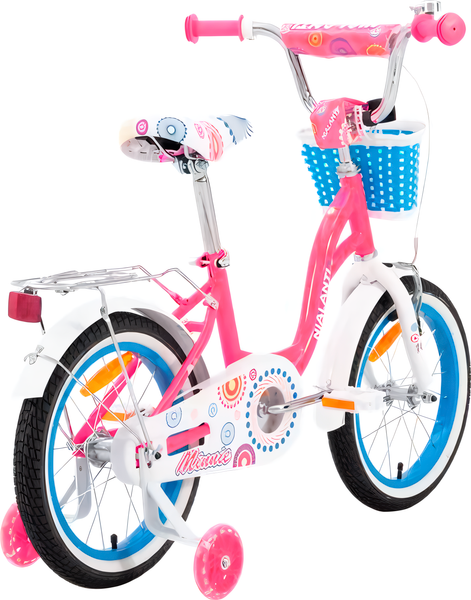 Изображение товара Детский велосипед Nialanti Minnie 16 2025 (розовый, разобранный, в коробке)