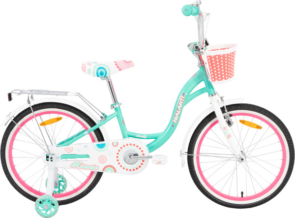 Изображение товара Детский велосипед Nialanti Minnie 16 2025 (бирюзовый)