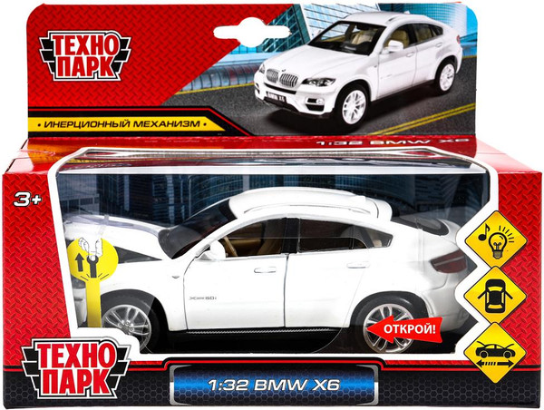 Изображение товара Масштабная модель автомобиля Технопарк BMW X6 / SB-68311