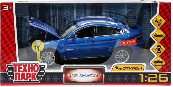 Изображение товара Масштабная модель автомобиля Технопарк BMW X6 / 68250A
