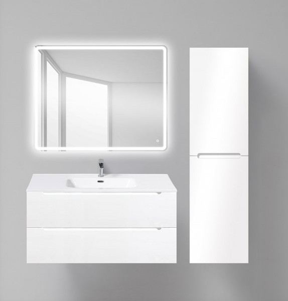 Изображение товара Тумба с умывальником BelBagno Etna-1000-2C-SO-BL-P + LOV-1000-LVB