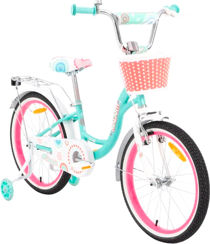 Изображение товара Детский велосипед Nialanti Minnie 20 2025 (бирюзовый)