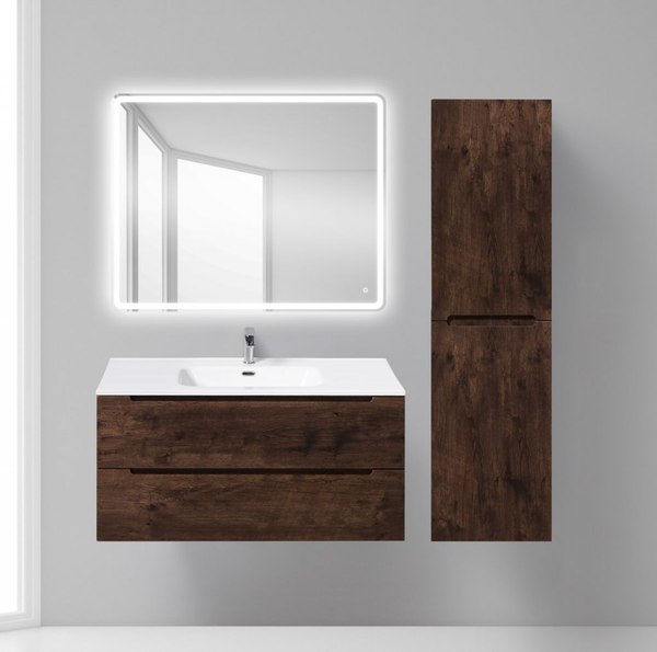 Изображение товара Тумба с умывальником BelBagno Etna-1000-2C-SO-RW-P + LOV-1000-LVB