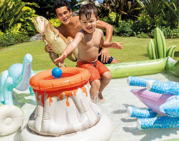 Изображение товара Водный игровой центр Intex Jurassic Adventure / 56132 (200х200х36)