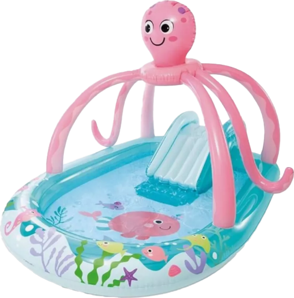 Изображение товара Водный игровой центр Intex Friendly Octopus / 56138 (234х183х150)