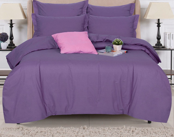 Изображение товара Пододеяльник АртПостель Сливовый на молнии 975 (215x145)