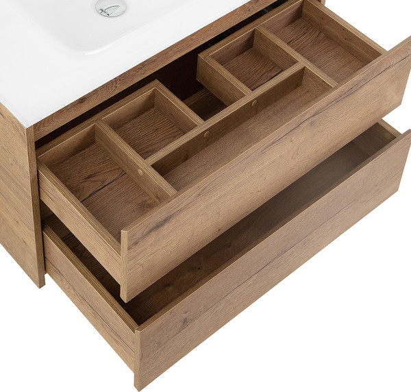 Изображение товара Тумба с умывальником BelBagno Kraft-1000-2C-SO-RT + LOV-1000-LVB