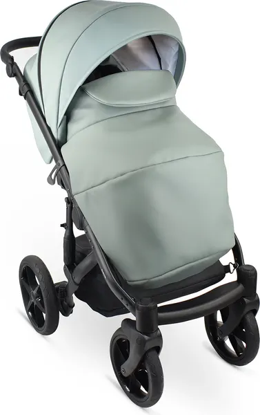 Изображение товара Детская универсальная коляска Bexa Ideal Eco 2 в 1 (IE 04, черный/шалфей)