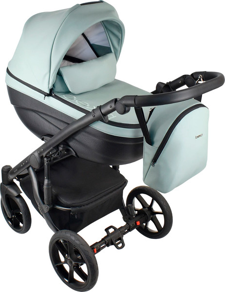 Изображение товара Детская универсальная коляска Bexa Ideal Eco 2 в 1 (IE 04, черный/шалфей)