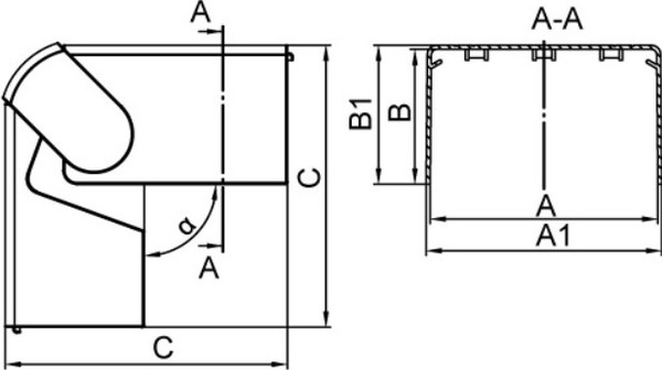 Изображение товара Угол внешний для кабель-канала DKC 01712