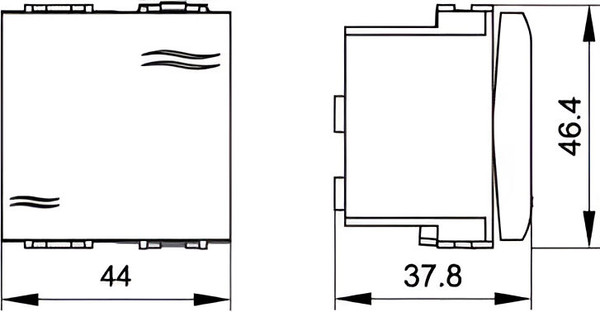 Изображение товара Выключатель DKC Brava / 76002B (белый)