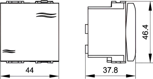 Изображение товара Выключатель DKC Brava / 76012B (белый)