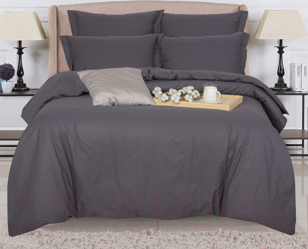 Изображение товара Пододеяльник АртПостель Графит на молнии 979 (150x200)