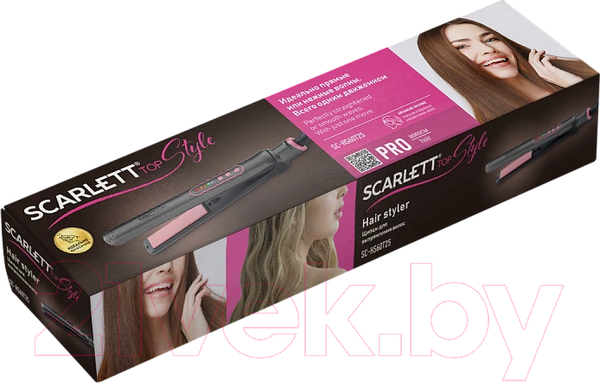 Изображение товара Выпрямитель для волос Scarlett SC-HS60T25 (серый)