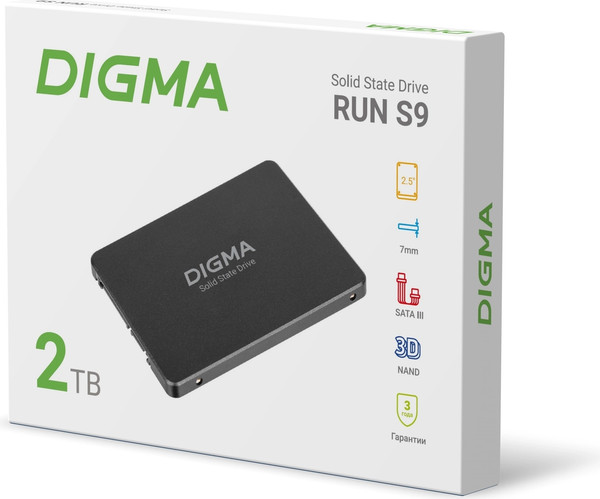 Изображение товара SSD диск Digma Run S9 2TB DGSR2002TS93T