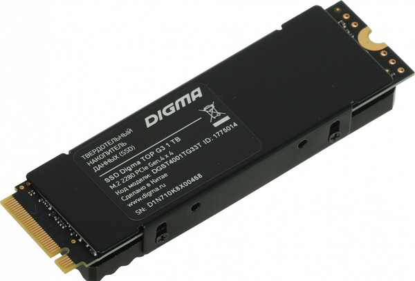 Изображение товара SSD диск Digma Top G3 M.2 2280 1TB DGST4001TG33T