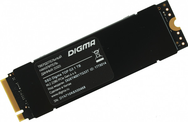 Изображение товара SSD диск Digma Top G3 M.2 2280 1TB DGST4001TG33T