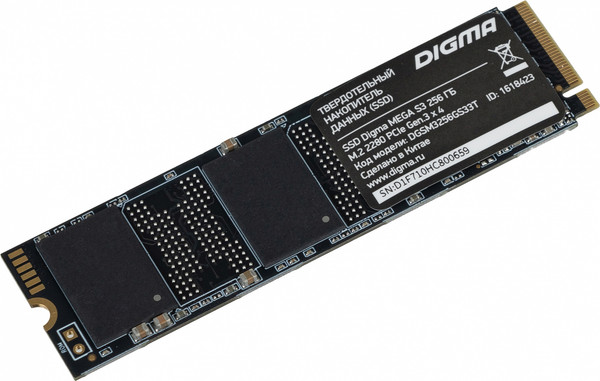 Изображение товара SSD диск Digma Mega S3 M.2 2280 256GB DGSM3256GS33T