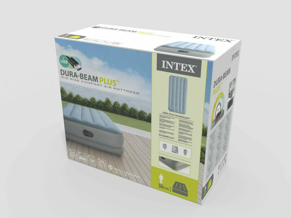 Изображение товара Надувной матрас Intex 64157 (встроенный USB насос)