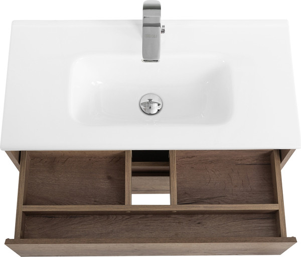 Изображение товара Тумба с умывальником BelBagno KRAFT39-800/390-2C-SO-RT + BB800/390ETL