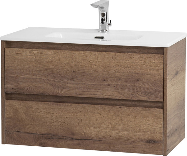 Изображение товара Тумба с умывальником BelBagno KRAFT39-800/390-2C-SO-RT + BB800/390ETL